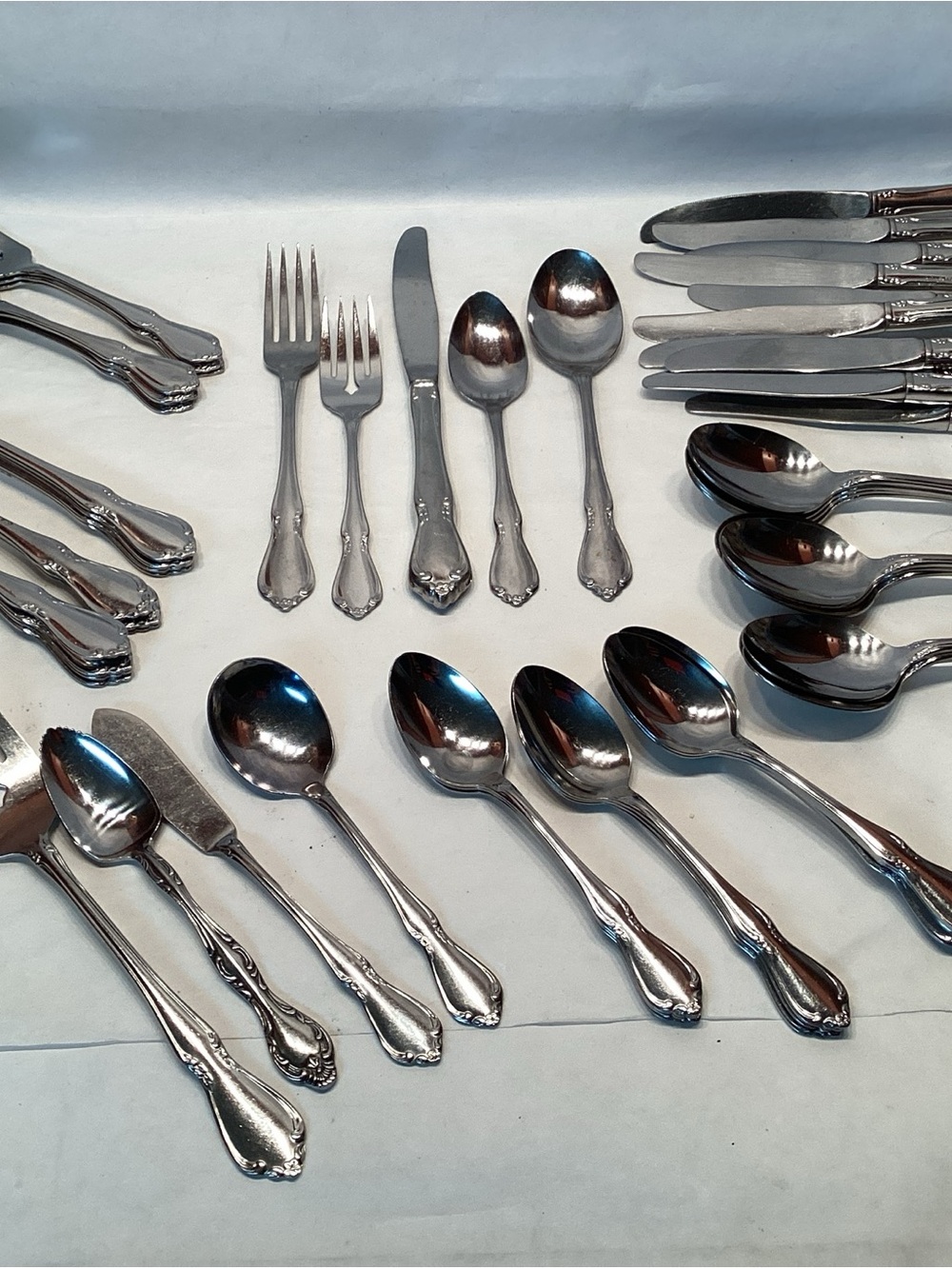 Oneida OneidaCraft Deluxe CHATEAU 60 pc Lot Vintage Stainless Flatware USA